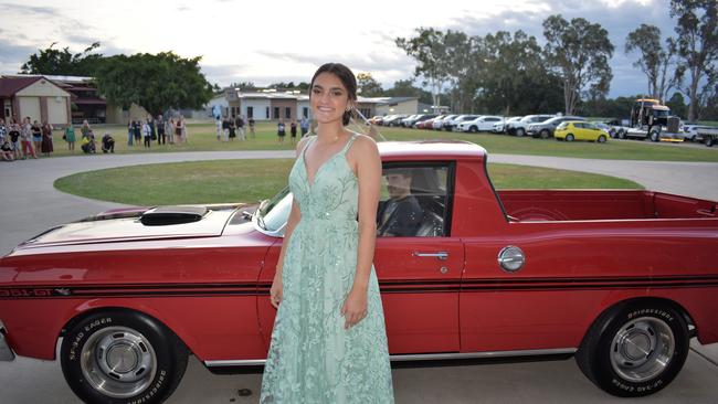 Georgia Biviano. Photographs from the Gilroy Santa Maria College Formal 2022 in Ingham on Friday night. Picture: Cameron Bates