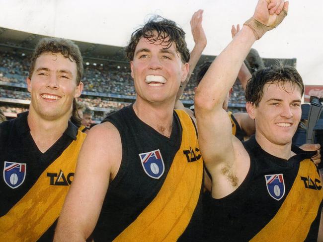 Richmond enjoy their semi-final win.