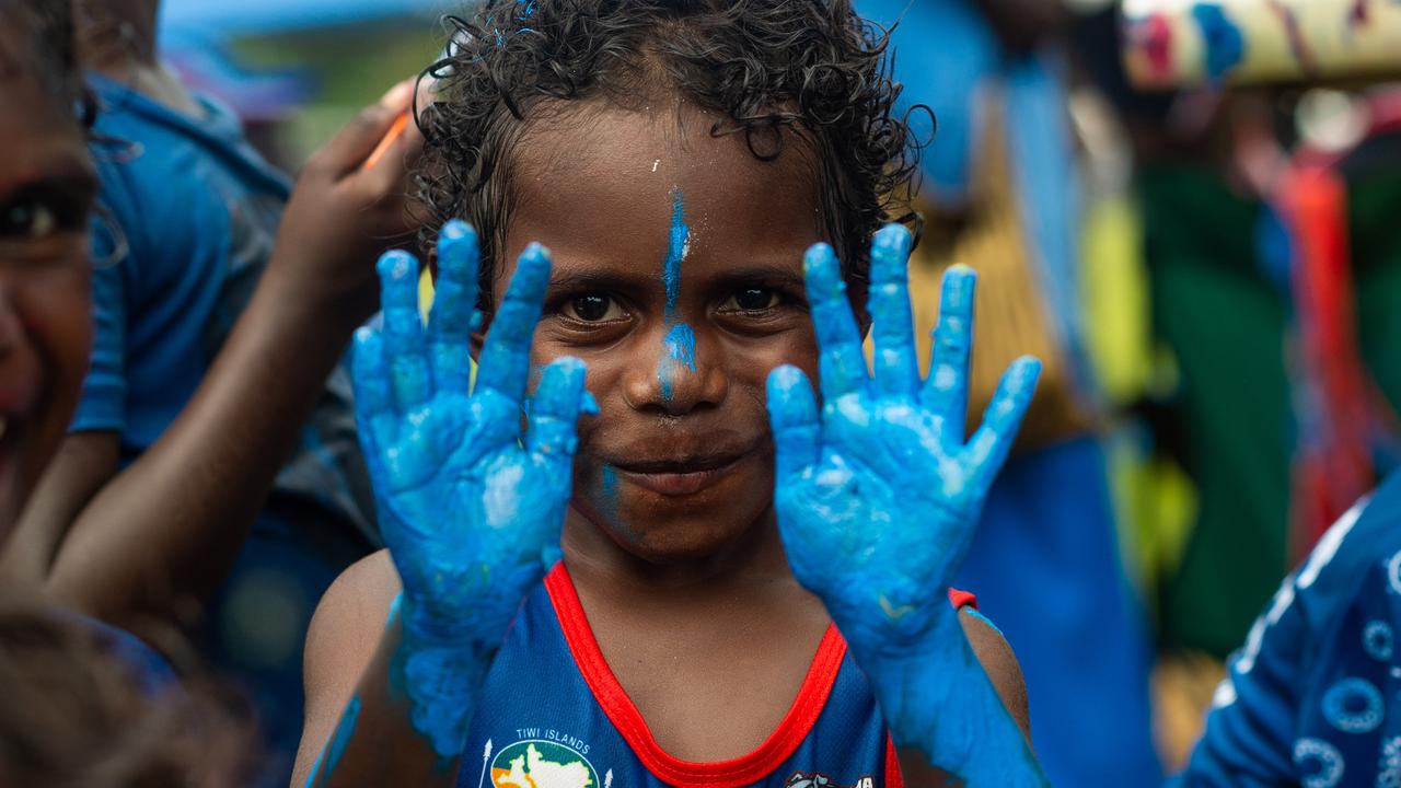 The Tiwi Islands 2020-2021 Grand Final. The Imalu Tigers take on the Walama Bulldogs on Bathurst Island. Photograph: Che Chorley