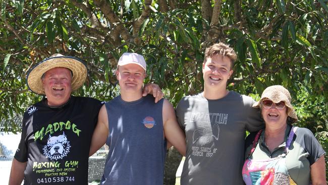 The Hickson family, after missing many family milestones this year, caught up for a family reunion in Byron Bay recently.