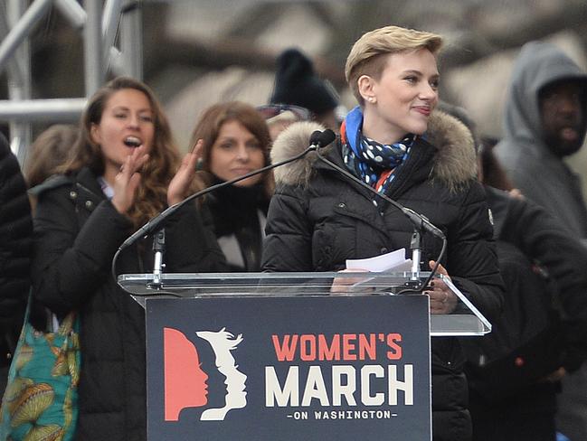 Johansson gave a passionate speech on Planned Parenthood at Saturday’s Women’s March.