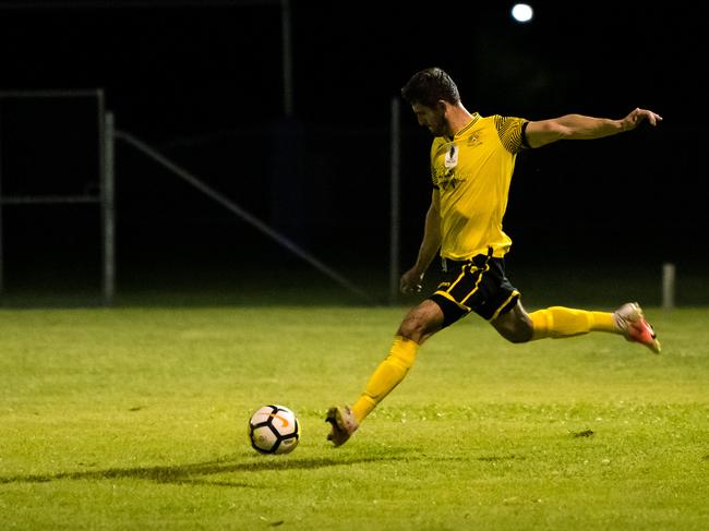 Edge Hill United's Davit Davitadze. Picture: Emily Barker.