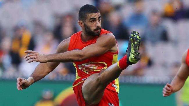 Adam Saad is the first devout Muslim to play AFL away from his home state. Picture: Michael Klein