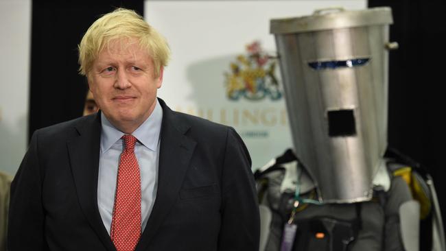 This remarkable result delivers a Brexit mandate for Boris Johnson that steps up his authority in negotiating the transition with Europe. Picture: AFP