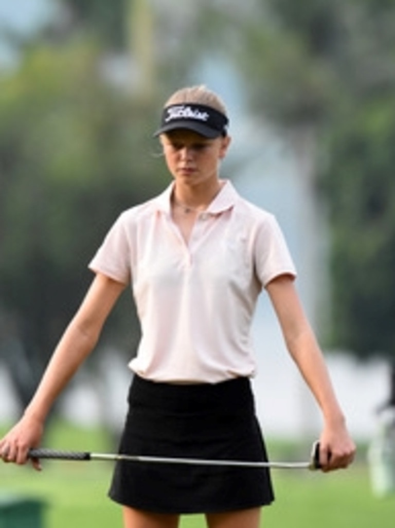 Young golfer Raegan Denton has been identified as among the state's top young sporting talent. Picture: Supplied