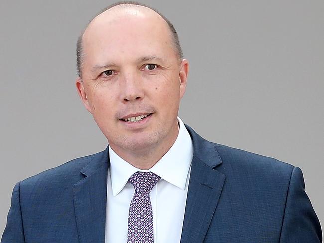 Immigration Minister Peter Dutton at Parliament House in Canberra.