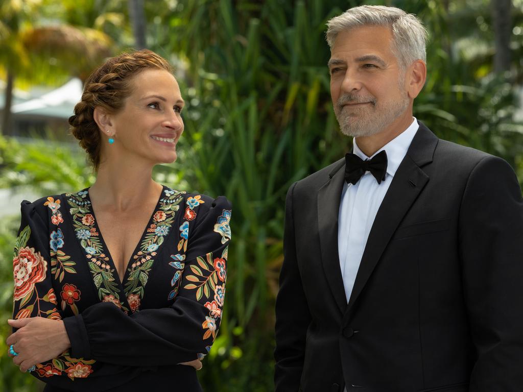 Julia Roberts and George Clooney filming Ticket To Paradise in Australia.