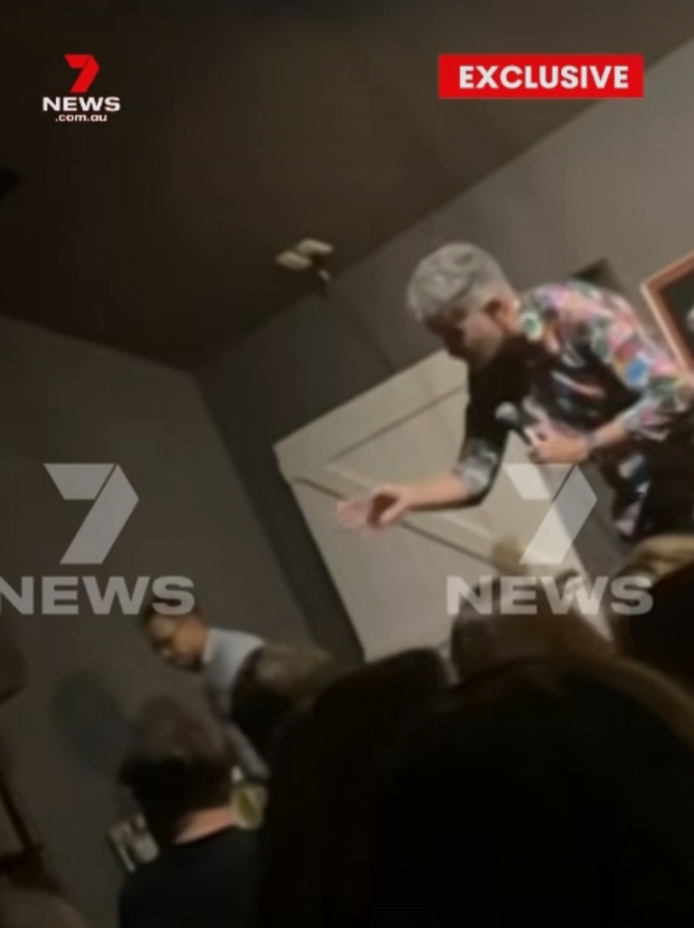 Comedian Dave Hughes ejected three women out of his show for talking during his set. Picture: 7NEWS