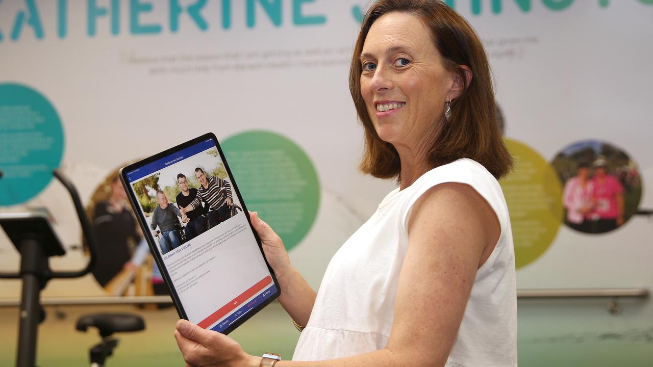 Katherine Varley had developed an app called PrepareMe to help others after traumatic injury. Picture: Alison Wynd