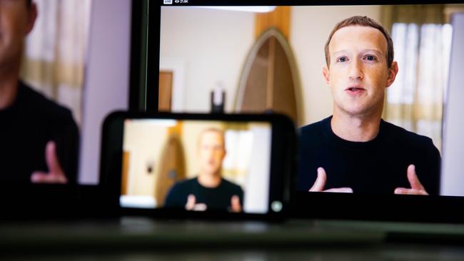 Meta CEO Mark Zuckerberg. Picture: Michael Nagle/Bloomberg via Getty Images