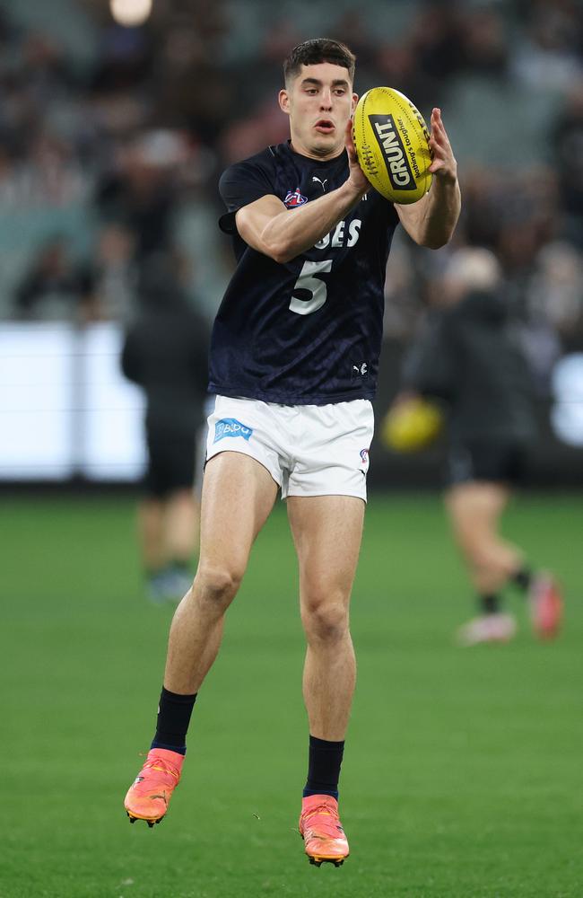 The Blues are bracing to be without Adam Cerra for a period of time. Picture: Daniel Pockett/Getty Images.