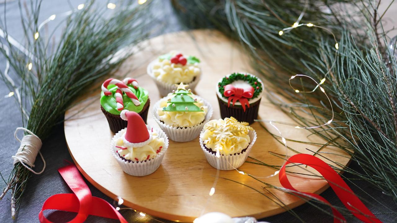 Tahneea Hoffman's Hoffcake Co. Christmas themed baked goods.