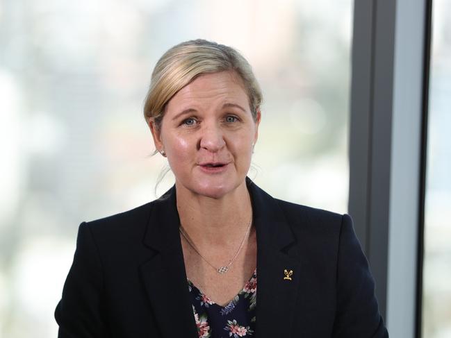 International Olympic Committee Commission chair Kirsty Coventry said she was “very positive” about the Brisbane Games. Picture: NIGEL HALLETT