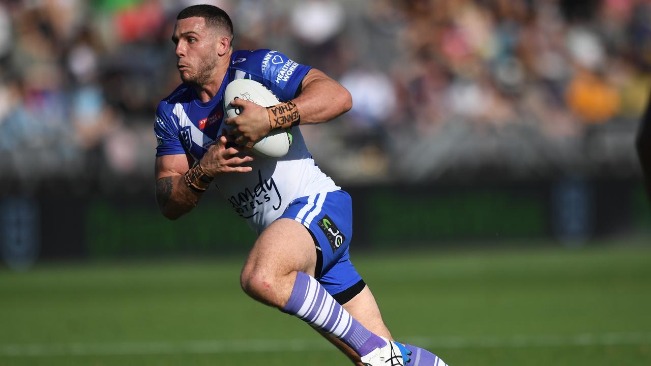 Adam Elliott in action for the Bulldogs. Picture: NRL Photos