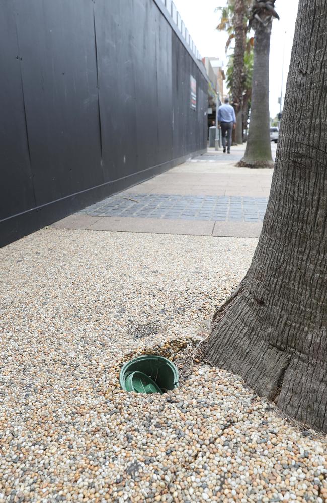 Holes like this are avoided by disabled people. Picture: Alan Barber