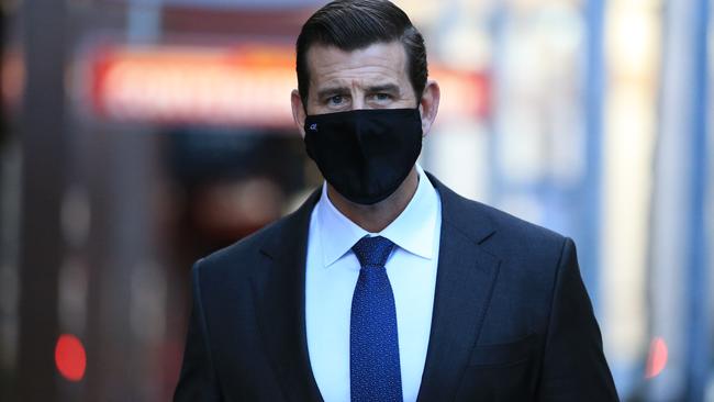 SYDNEY, AUSTRALIA - NewsWire Photos JULY 27, 2021 - Ben Roberts-Smith arrives at the Federal Court in Sydney.Picture: NCA NewsWire / Christian Gilles