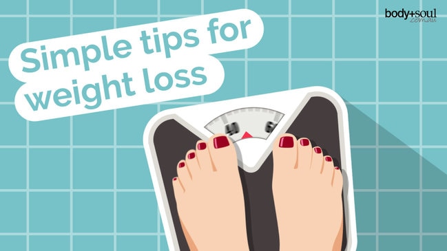 Here are some simple tips for weight loss including exercise, portion control and healthy eating.