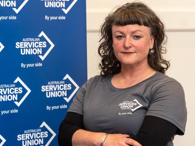 Australian Services Union secretary Tash Wark. Picture: Supplied