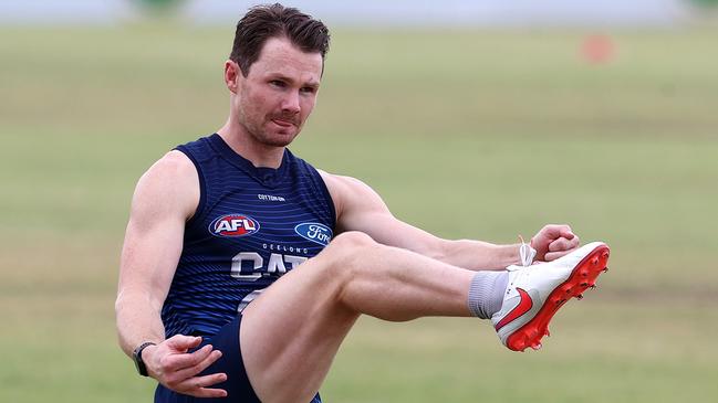 Patrick Dangerfield of the Cats. Picture: Michael Klein