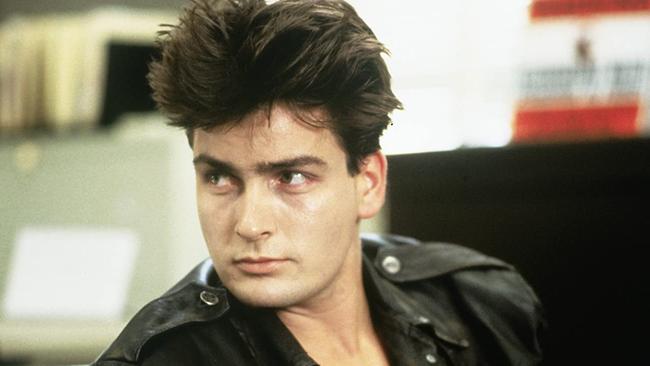 Charlie Sheen in Ferris Bueller's Day Off (1986).