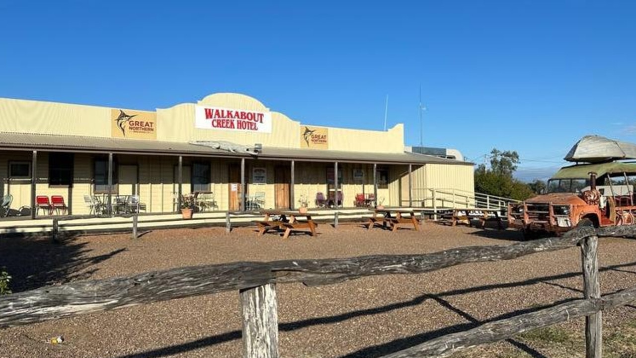 The Walkabout Creek Hotel in McKinlay in outback Queensland was made famous after appearing in ‘Crocodile Dundee’.