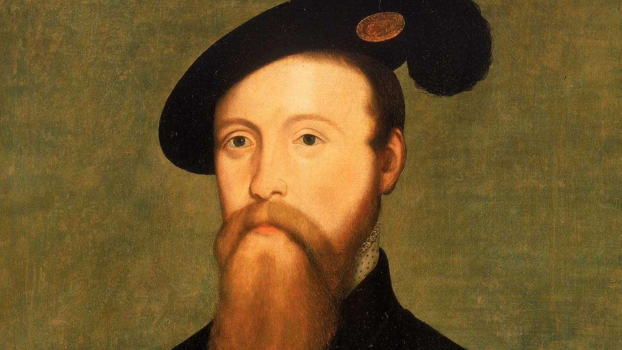 A portrait of Thomas Seymour, 1st Baron Seymour of Sudeley, circa 1545. 
