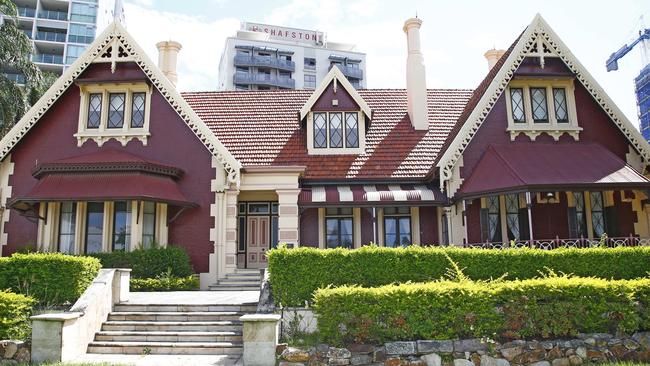 The heritage-listed Shafston House in Kangaroo Point. Picture: Tertius Pickard