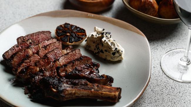 Ribeye steak at Meat &amp; Wine Co, Adelaide