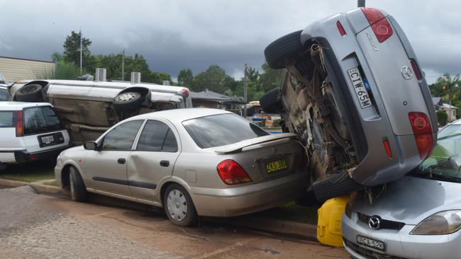 There is an overwhelming amount of work to do as South Lismore picks up the pieces of the flood tragedy. Picture: Nicholas Rupolo