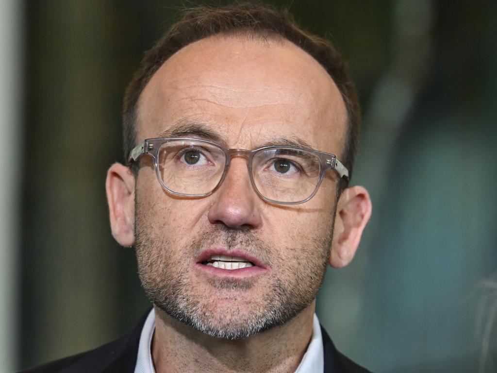 Leader of the Australian Greens Adam Bandt. Picture: NewsWire / Martin Ollman