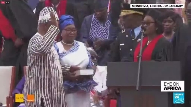 Boakai Vows To Tackle Graft As He Takes Oath As Liberia President ...