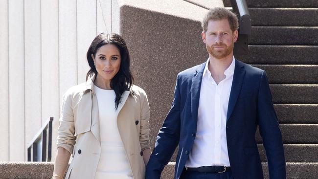 Prince Harry and Meghan Markle say when they needed support, they got the opposite. Picture: Getty Images