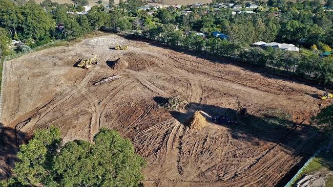 The $2.4 million earthworks project is underway on Signature Care's 144-bed Grafton aged care development.