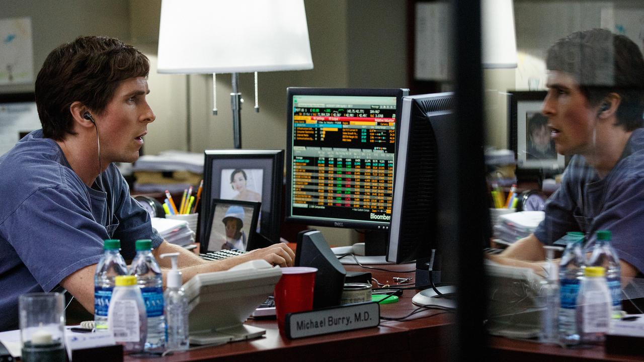 Christian Bale plays hedge fund manager Michael Burry in The Big Short. Picture: Paramount Pictures and Regency Enterprises.