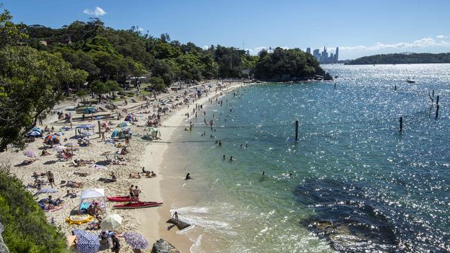 Shark Beach, Nielsen Park is a popular hotspot for tourists to the eastern suburbs. Picture: Monique Harmer.