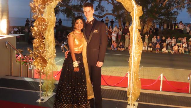 Arushi Naidu &amp; Rhyan Carthew at the Xavier Catholic College formal.