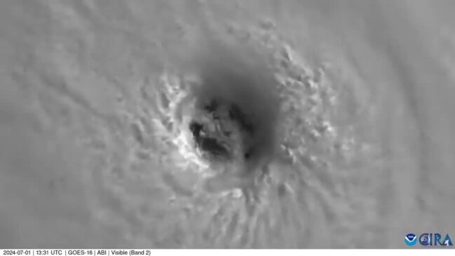 Hurricane Beryl Makes Landfall on Carriacou Island
