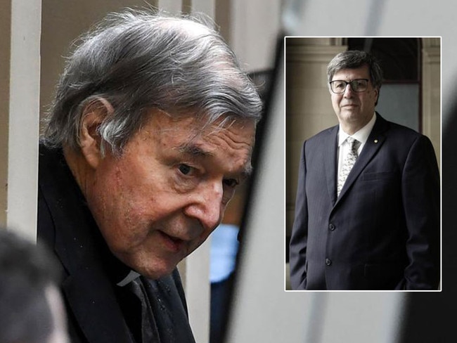 Justice George Pell is back in jail.