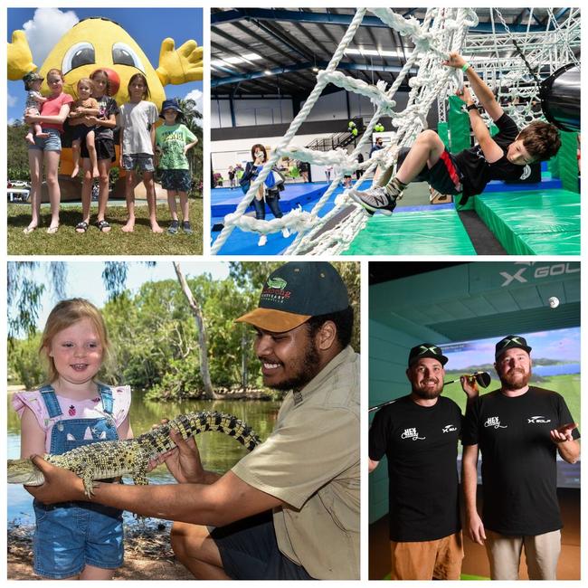 There are plenty of great options for the school holidays including Frosty Mango, Ninja Parc, Billabong Sanctuary and X-Golf.