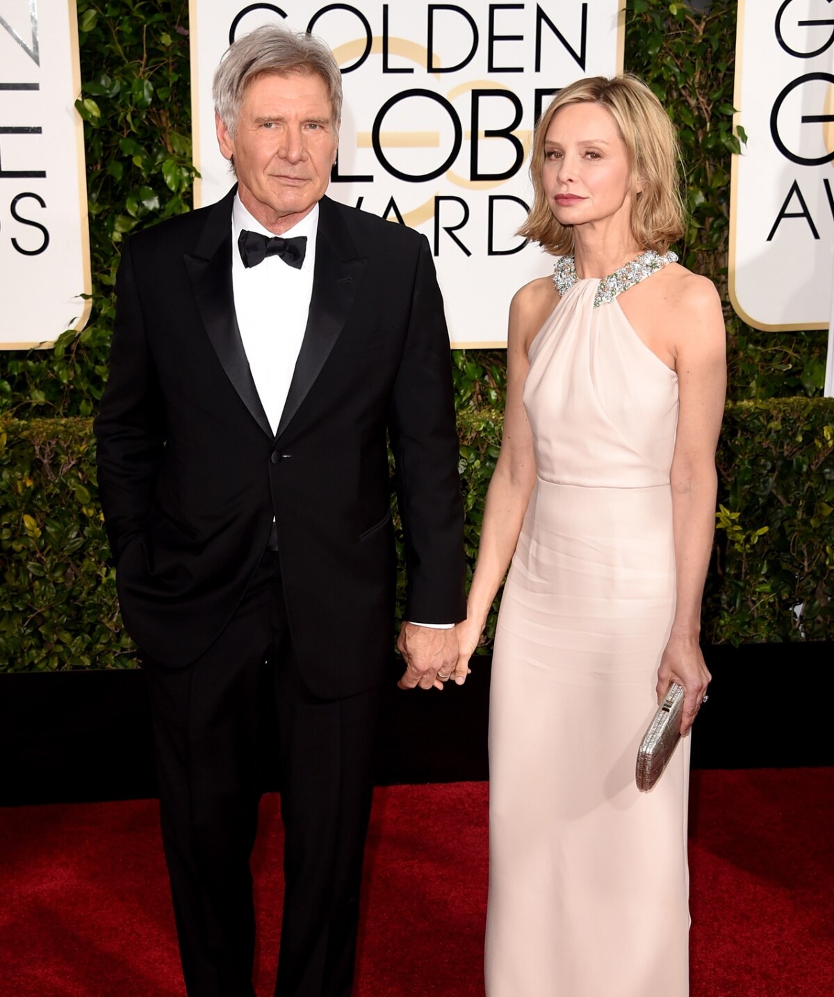 <h2>Harrison Ford and Calista Flockhart </h2><p>Not only an elopement but a surprise elopement, Ford and Flockhart made things official after years of dating in 2010, when they invited friends and family to watch them wed without them ever knowing. It was held at the governor of New Mexico’s house. </p>