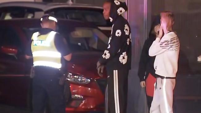 Police are investigating a wild road rage crash caught on camera at Nailsworth. Picture: 7NEWS