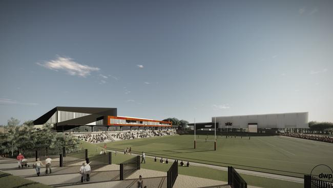 Canada Bay’s proposed $75 million Concord Oval revamp includes a new high-performance and administration headquarters for the Wests Tigers NRL club.