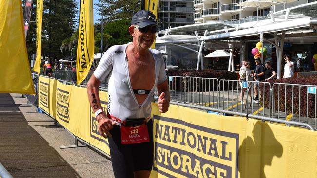 Athletes at the Sunshine Coast Ironman 70.3 2023.