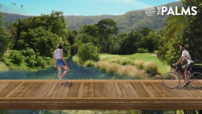 Paradise Palms owner Darren Halpin has released a suite of new promotional material ahead of the launch of a major new masterplan for the vision of transforming the former Kewarra Beach golf course into The Palms Collection - a residential and tourism development complete with caravan park and water park. PICTURE: SUPPLIED