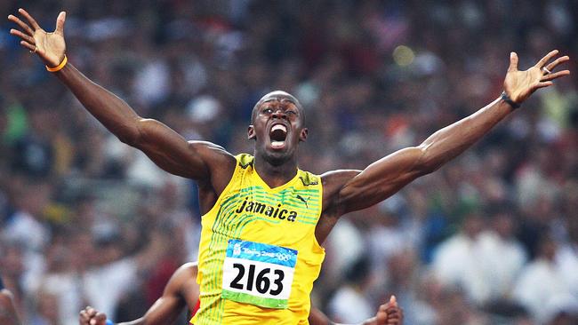 Usain Bolt wins the 200m final at the 2008 Beijing Olympic Games, Picture: Phil Hillyard