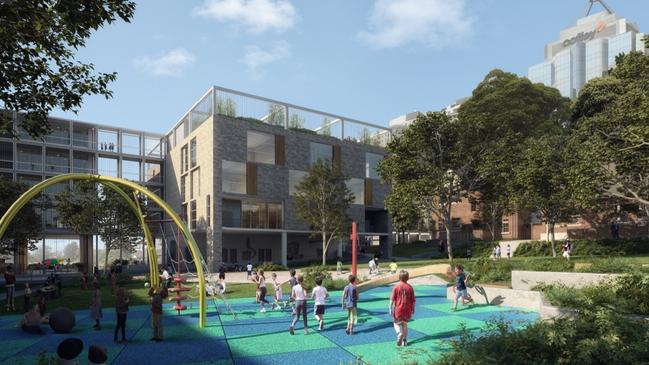 A concept plan of the Chatswood Primary School redevelopment