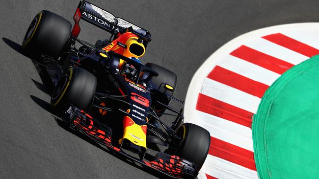 Daniel Ricciardo during the Spanish GP. Picture: Getty Images.