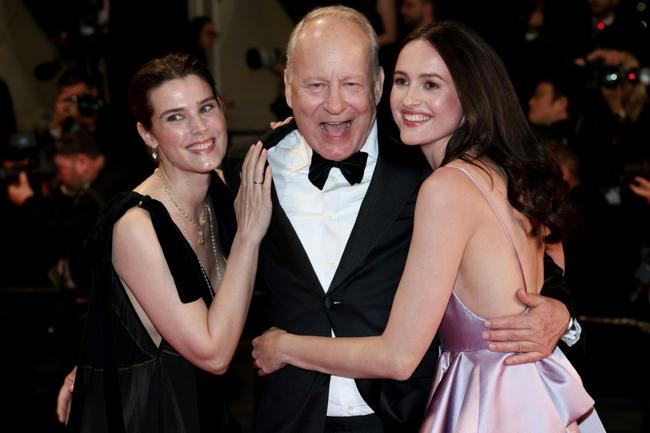 Scandi stars: Inga Ibsdotter Lilleaas, Stellan Skarsgard and  Renate Reinsve at the 'Sentimental Value' premiere at Cannes