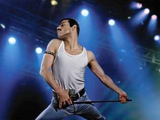 Rami Malek as the rock icon Freddie Mercury in a scene from the movie Bohemian Rhapsody. Supplied by 20th Century Fox. Picture: Nick Delany