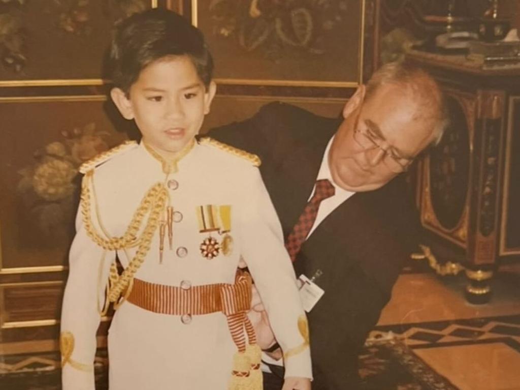 Prince Mateen as a young boy. Picture: Instagram